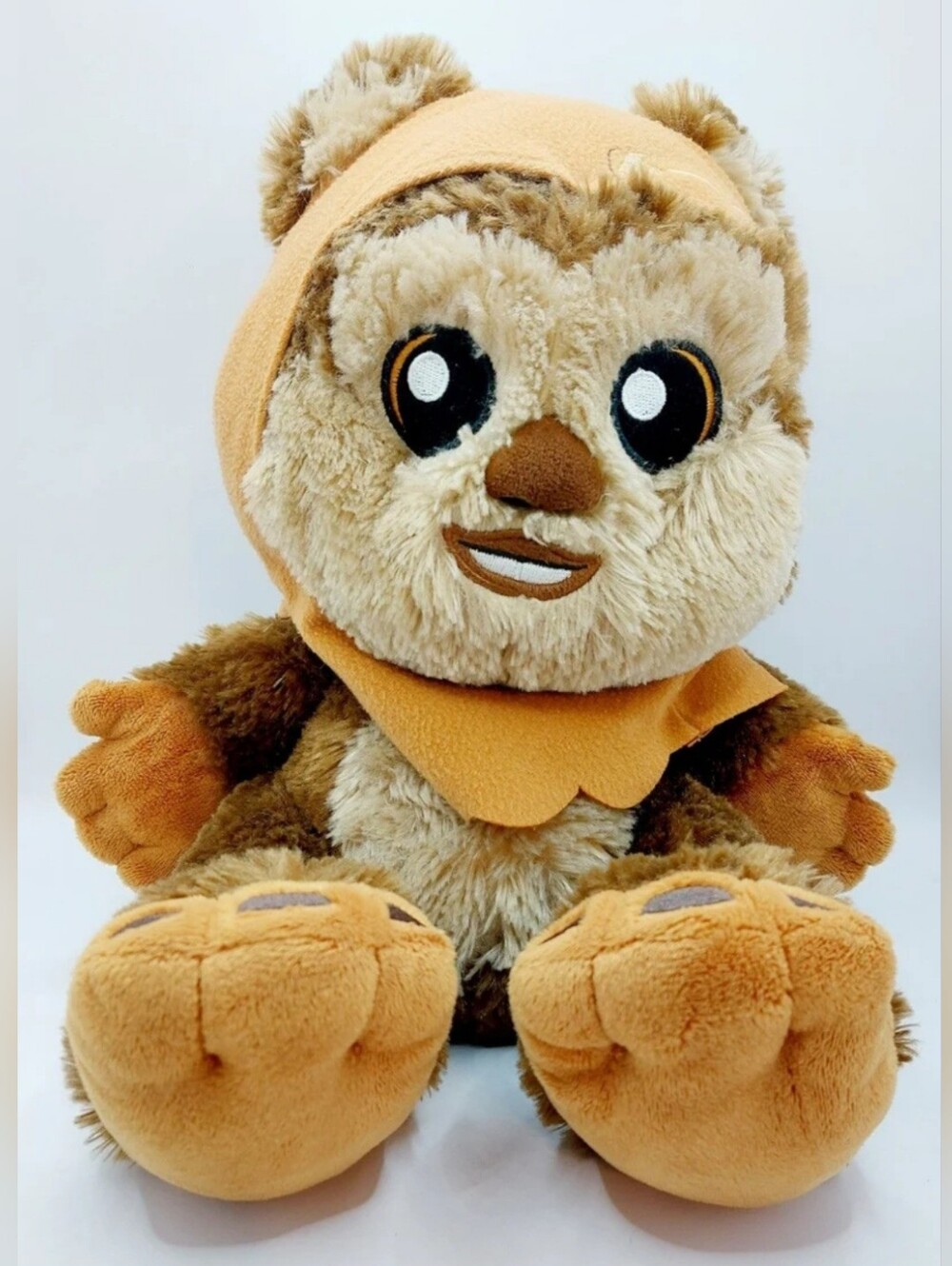 Disney Star Wars Ewok Plush Stuffed Animal Brown Tan Soft Toy Lucasfilm